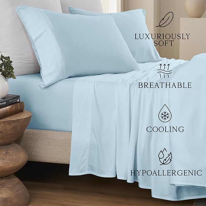 Bamboo Cooling Bed Sheet Set - King