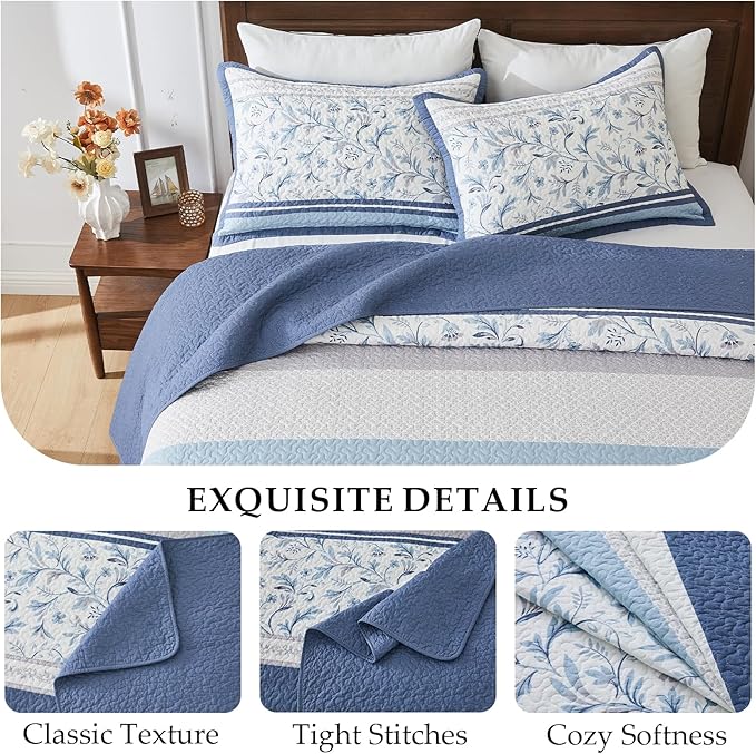 100% Cotton Quilt - Queen