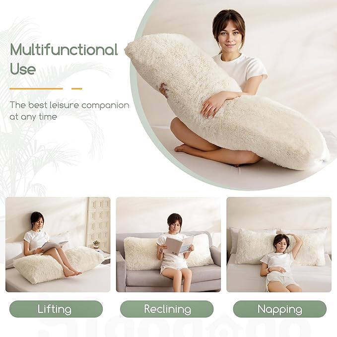 Memory Foam Body Pillow - Full - 20 x 54 in