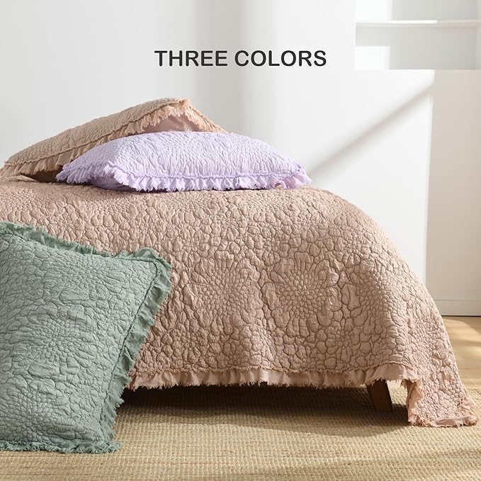 Microfiber Quilt Set - Queen - 3 Piece
