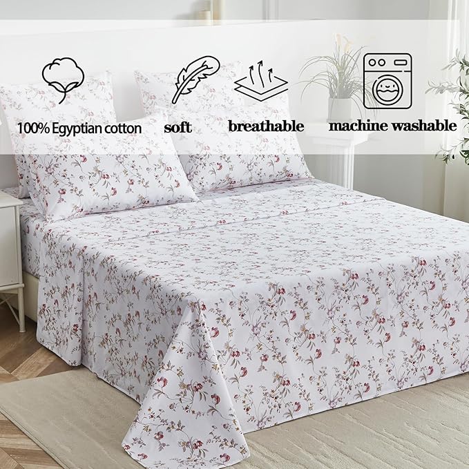 Bed Sheet Set - California King - 4 Piece