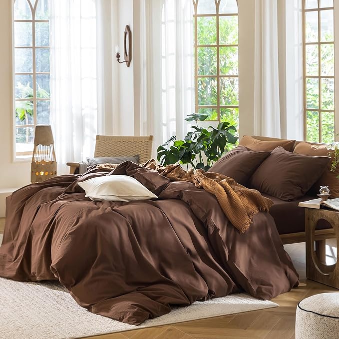 Linen Duvet Cover Set - Full