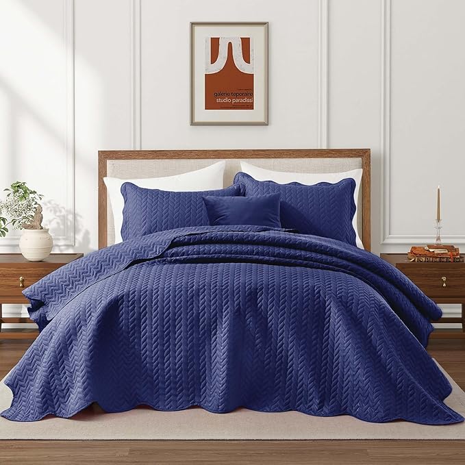 Microfiber Quilt Set - King - 8 Pack