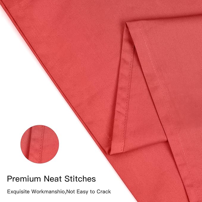 100% Cotton Pillowcase Set - King - 20 x 36 in - 2 Piece