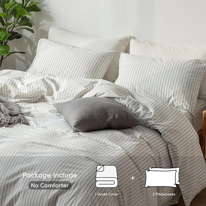 Linen Duvet Cover Set - Queen