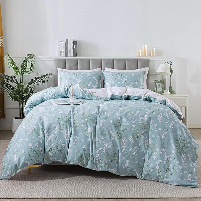 100% Cotton Duvet Cover Set - Queen - 3 Piece