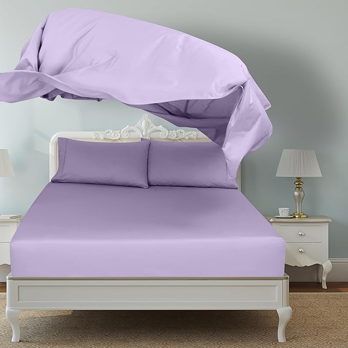 Microfiber Flat Sheet - King - 2 Pack