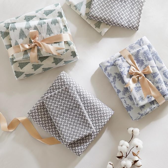 100% Cotton Bed Sheet Set - King - 4 Piece