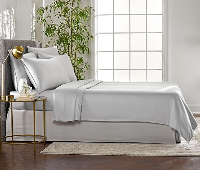 Bamboo Cooling Bed Sheet Set - King - 4 Piece