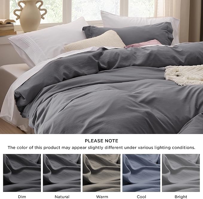 Duvet Cover Set - Queen - 90 x 90 in - 3 Piece