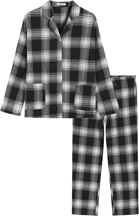 Women's Flannel Pajama Set - 2 Piece