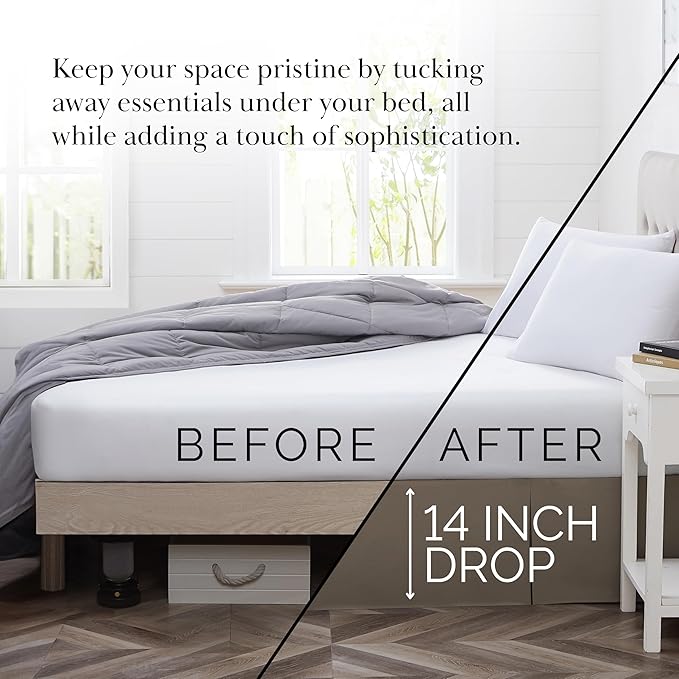 Bed Skirt - Queen - 14 in Drop