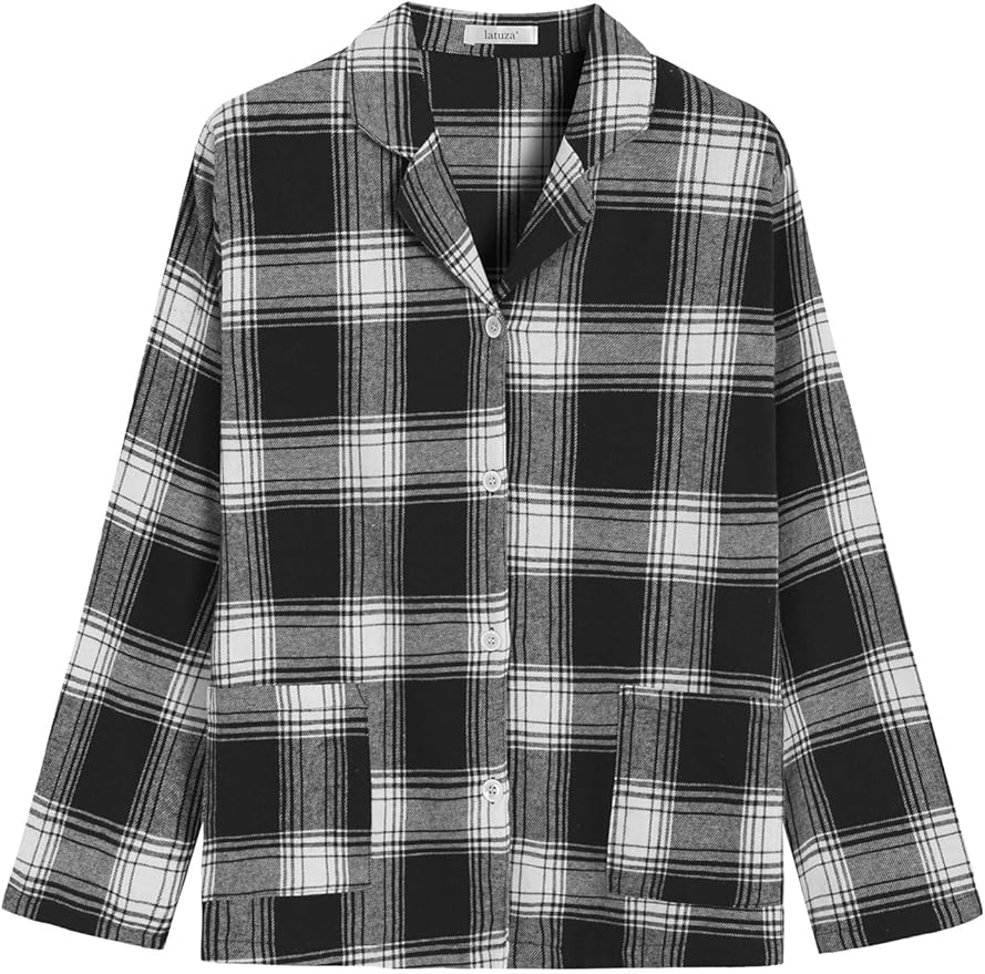 Women's Flannel Pajama Set - 2 Piece