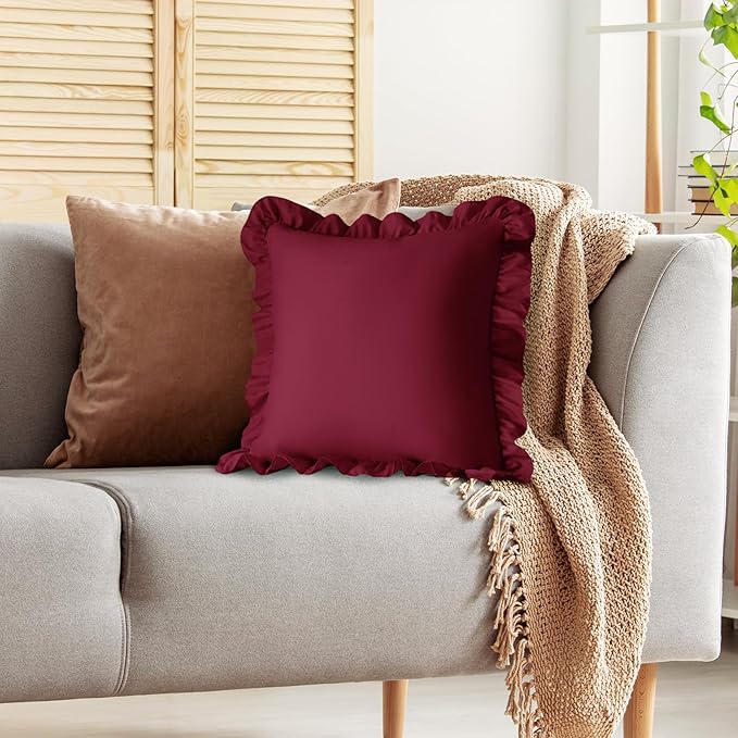 Microfiber Pillowcase Set - 18 x 18 in - 2 Piece