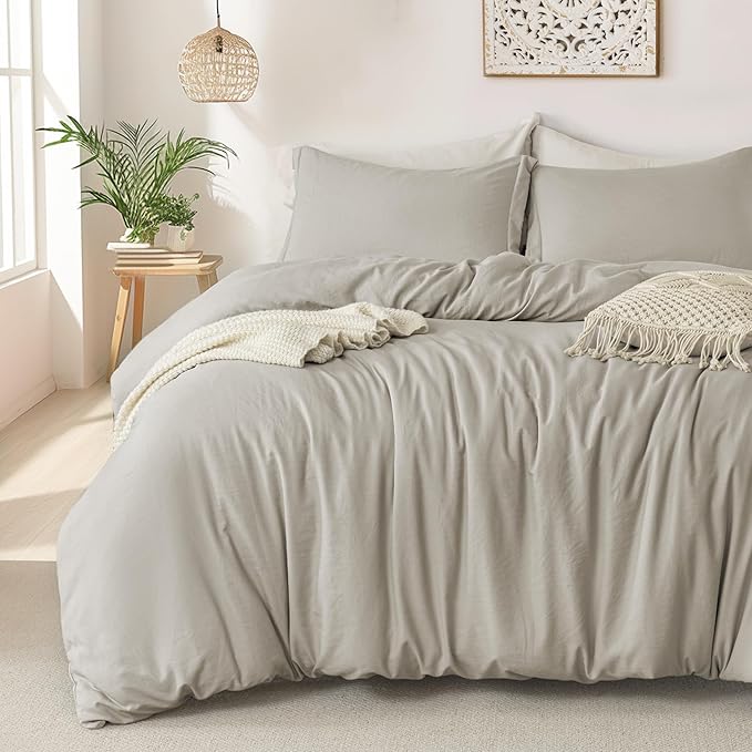 Linen Duvet Cover Set - 3 Piece