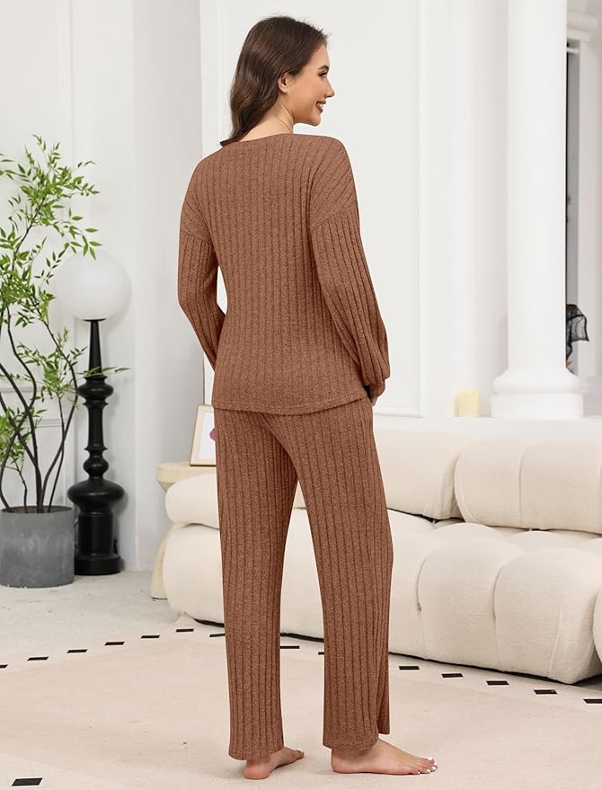 Women's Pants Pajama Set - Long Sleeve - 2 Piece