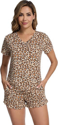 Bamboo Cooling Shorts Pajama Set - Short Sleeve - 2 Piece