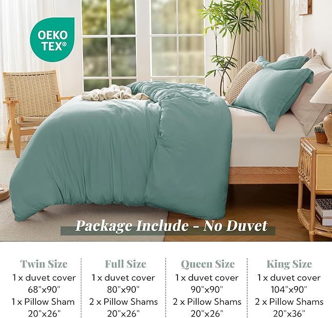 Microfiber Duvet Cover Set - 3 Piece