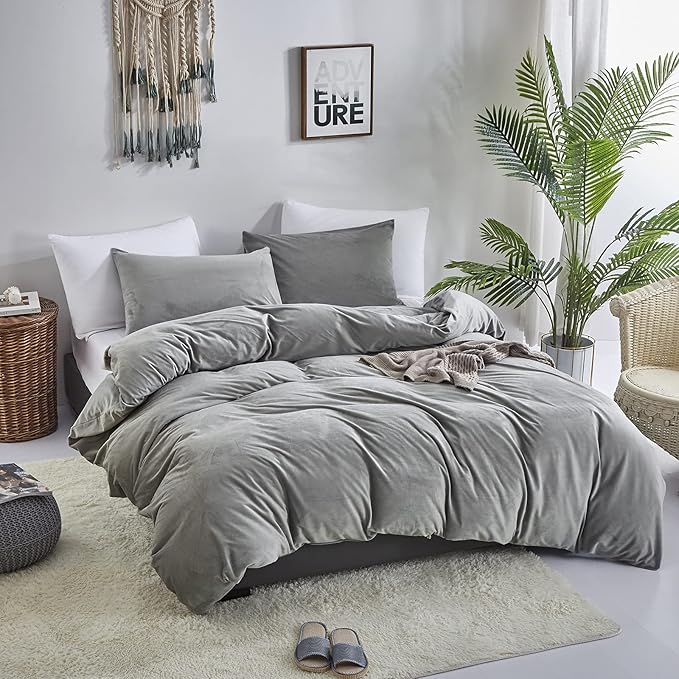 Velvet Comforter Set - Twin - 3 Piece