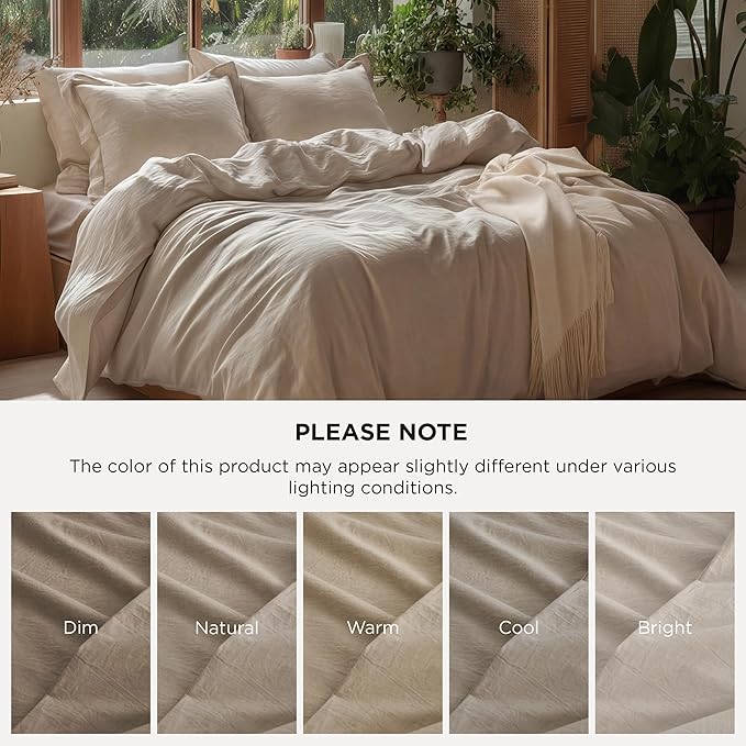 Linen Duvet Cover Set - King