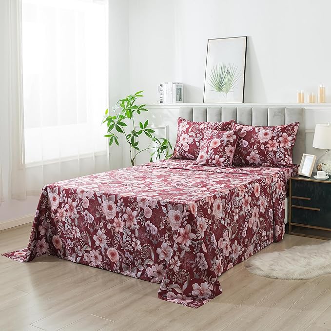 Bed Sheet Set - King - 4 Piece