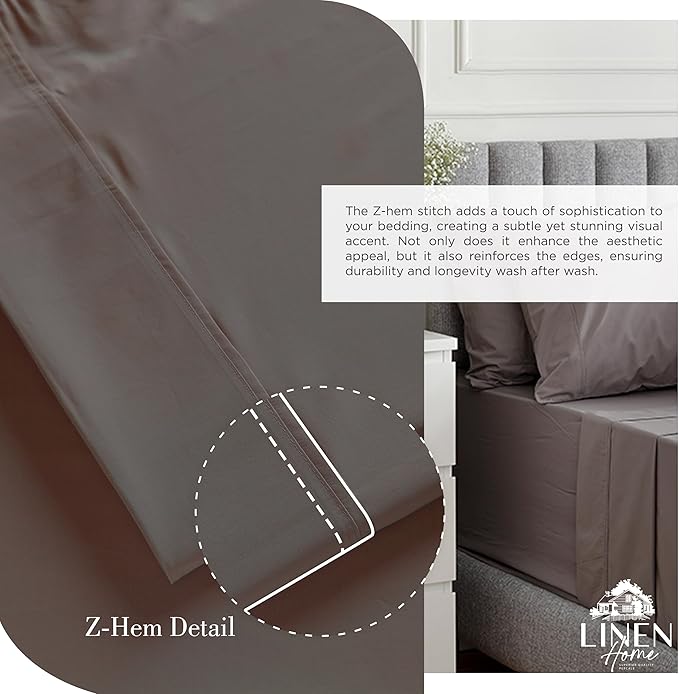 100% Cotton Bed Sheet Set - Twin - 3 Piece