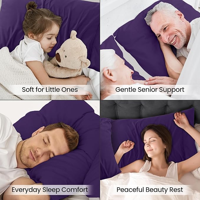 Microfiber Pillowcase Set - Queen - 20 x 30 in - 2 Pack