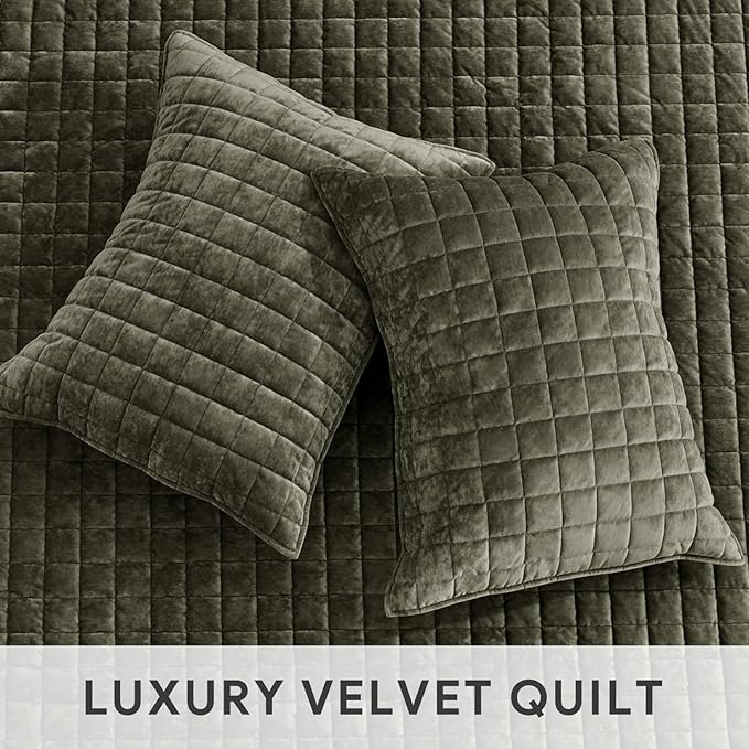 Velvet Quilt Set - Queen