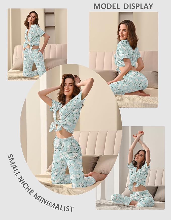 Women's 100% Cotton Pajama Set - 2 Piece