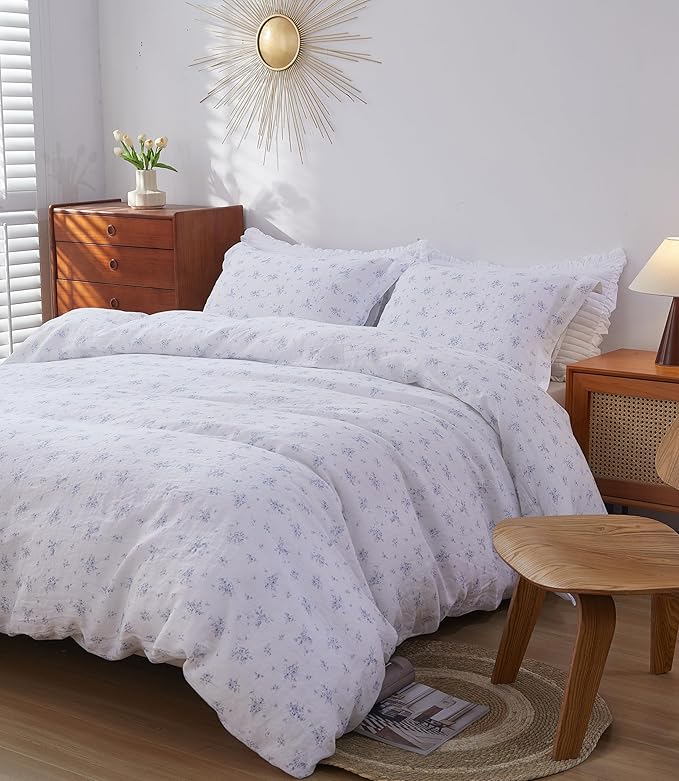 Linen Duvet Cover Set - King - 3 Piece