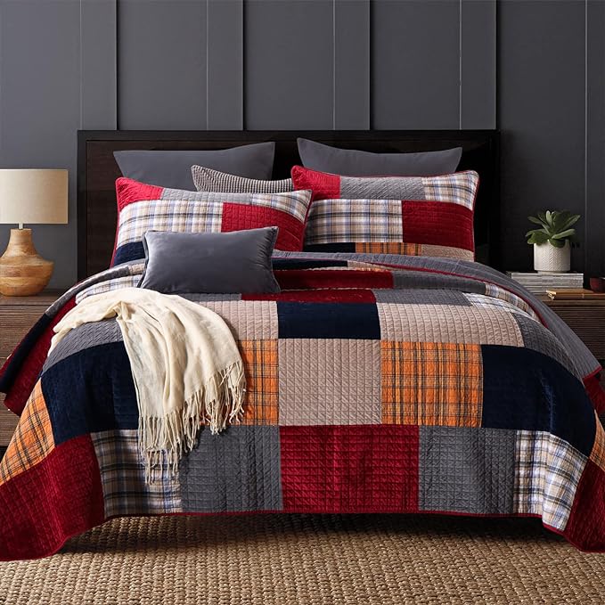 Velvet Quilt Set - King