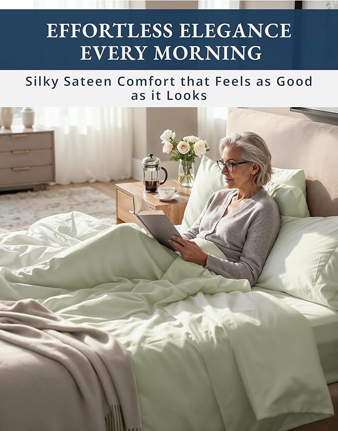 Linen Bed Sheet Set - Split King - 15 in Deep Pocket