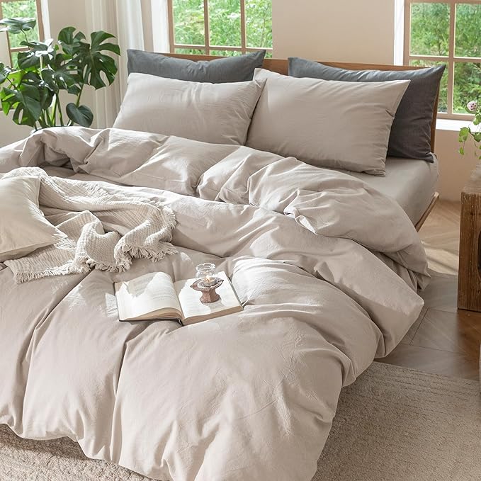 Linen Duvet Cover Set - Queen