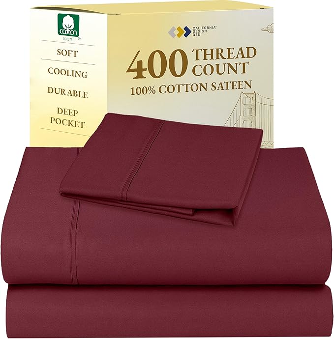 100% Cotton Bed Sheet Set - Twin - 3 Piece