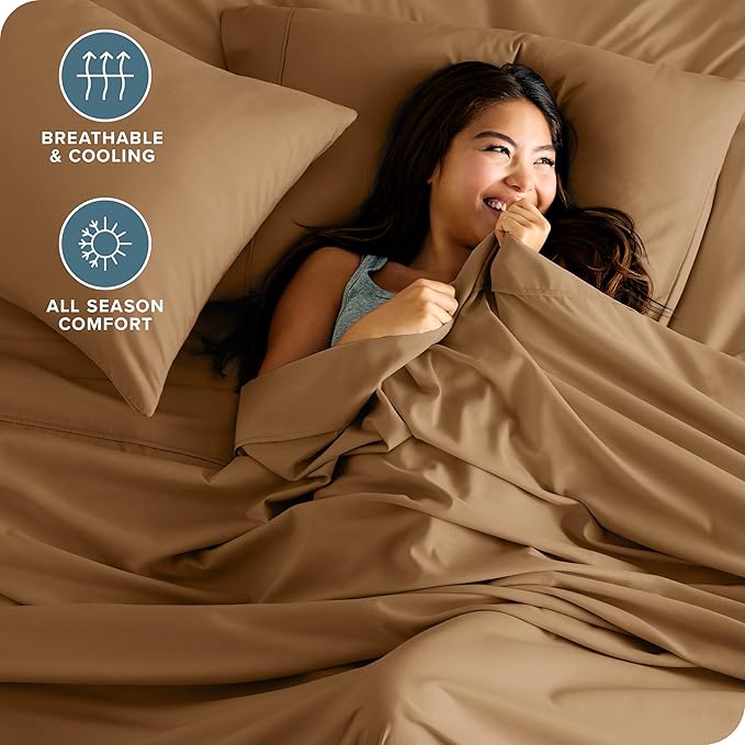 Microfiber Bed Sheet Set - Twin - 3 Piece