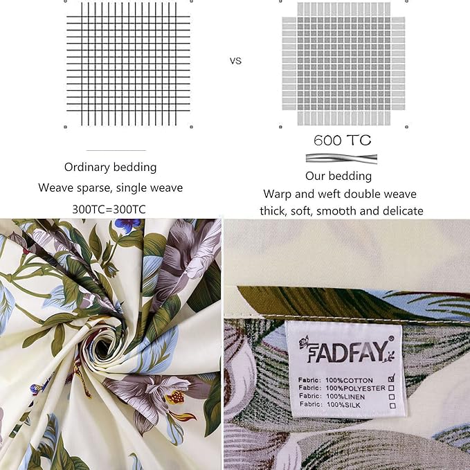 100% Cotton Hypoallergenic Bed Sheet Set - California King - 4 Piece