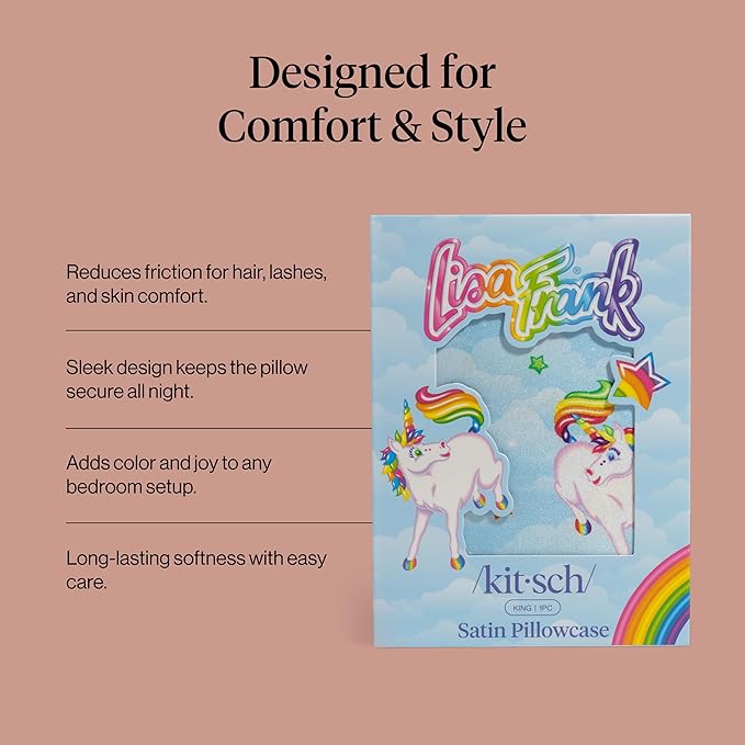Satin Cooling Pillowcase - King
