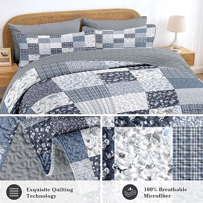Quilt Set - King - 3 Piece