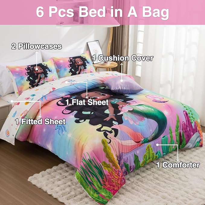 Comforter Set - Full - 6 Piece