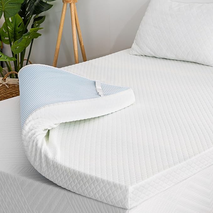 Memory Foam Cooling Mattress Topper - Twin XL