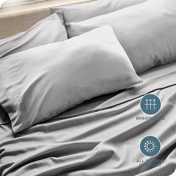 Microfiber Cooling Pillowcase Set - Queen - 4 Pack - 4 Piece