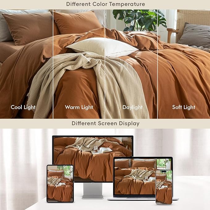 Linen Duvet Cover Set - King