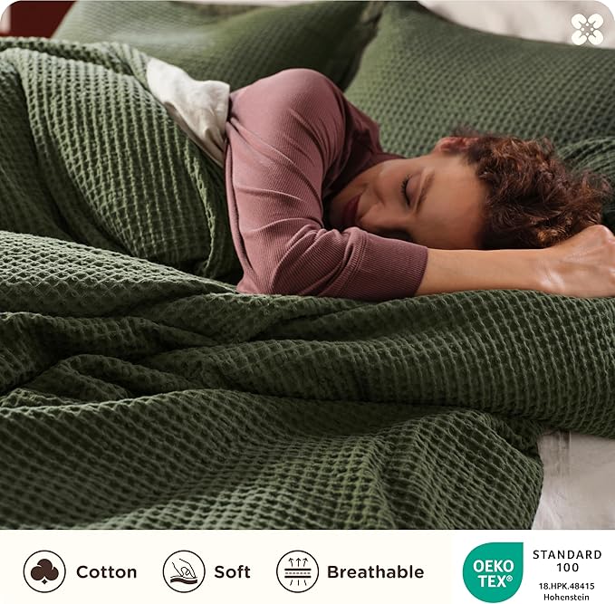 100% Cotton Duvet Cover Set - King - 3 Piece