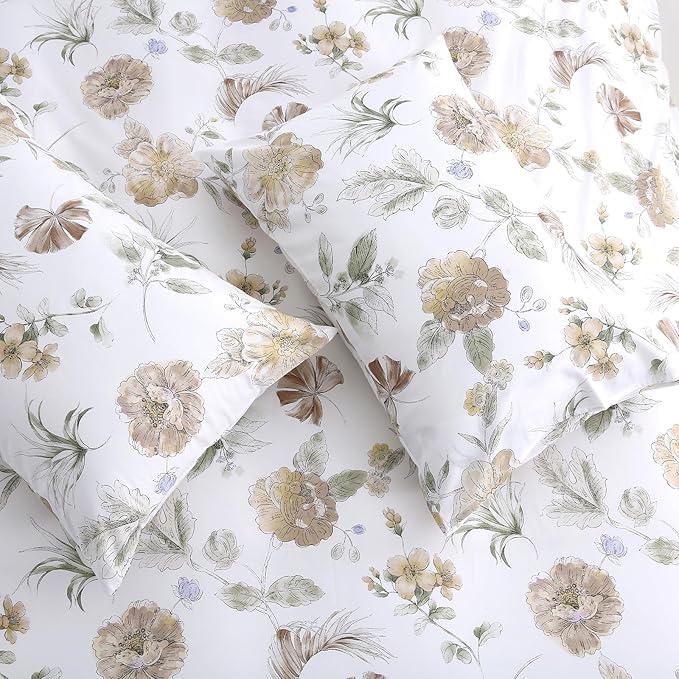 100% Cotton Duvet Cover Set - King - 3 Piece