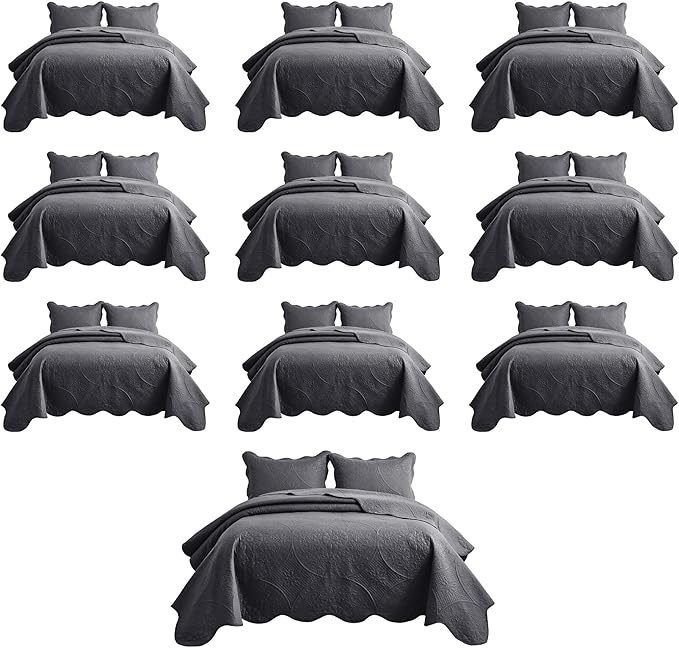 Microfiber Quilt Set - Twin - 10 Pack