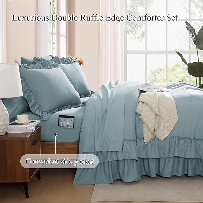 Comforter Set - King - 7 Piece