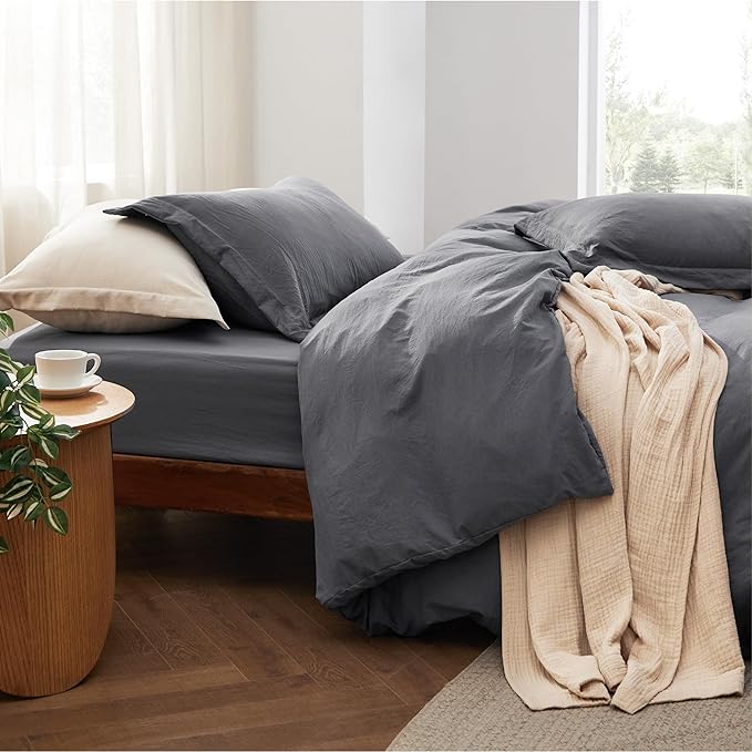 Duvet Cover Set - Full - 80 x 90 in - 4 Piece
