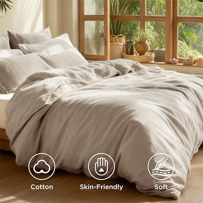 Linen Duvet Cover Set - King