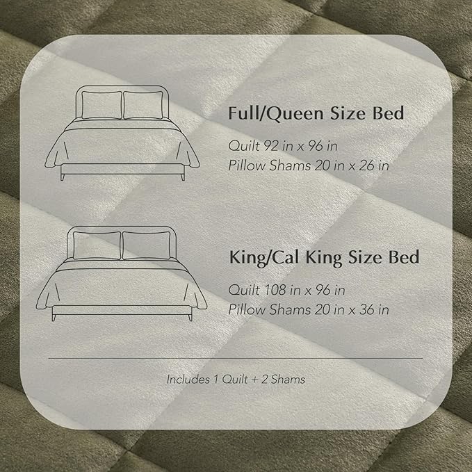 Velvet Quilt Set - Queen