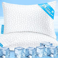 Memory Foam Cooling Bed Pillow - King - 2 Piece